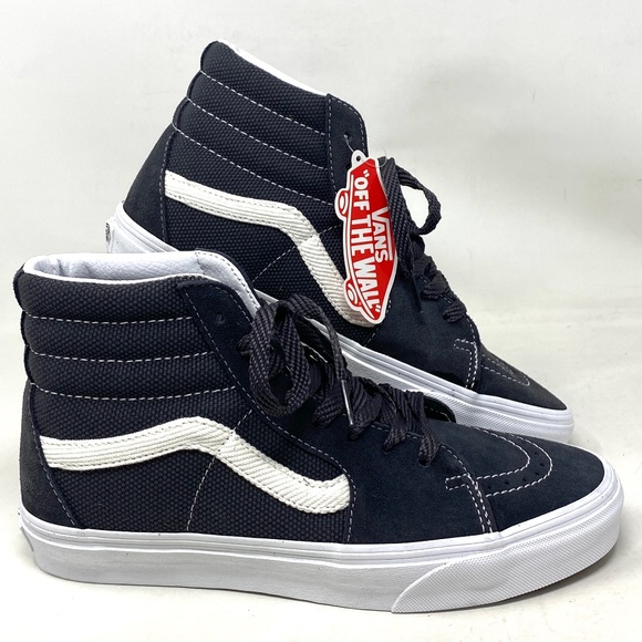 VANS Sk8-Hi Textured Asphalt Skate Shoes Women Sneakers Suede Canvas VN0005U91O7 - Picture 1 of 9